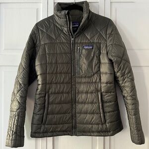 Patagonia Women's Radalie Puffer Insulated Jacket Basin Green, sz S